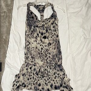 Animal Print Sleeveless Dress